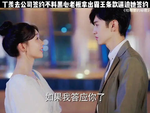 丁羡被迫签订协议幸好周斯越感到阻止了这场悲剧