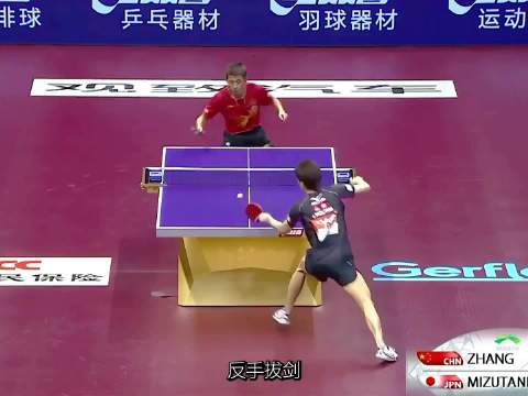 张继科步伐力量出众，霸王拧成就最快大满贯