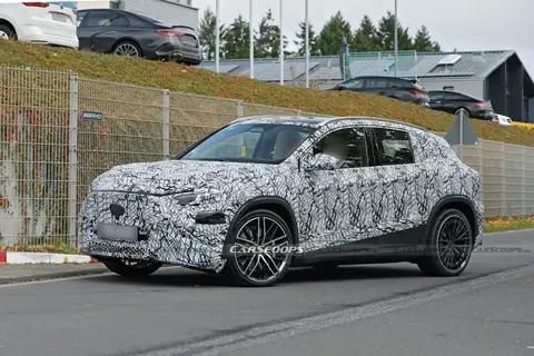 AMG纯电“小钢炮”GLA EQ谍照曝光：消息称500马力，还有漂移模式