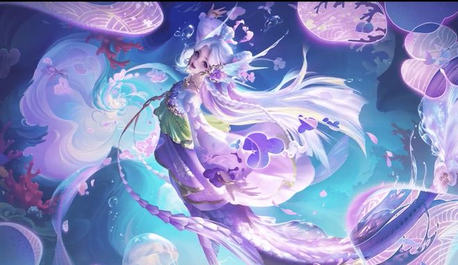 山海齐都系列皮肤官宣！朵莉亚化身超高颜值鲛人疗愈每位朋友~