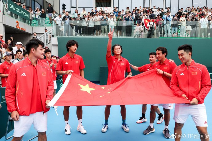 网球戴维斯杯附加赛：中国3-1葡萄牙，首次晋级世界一组