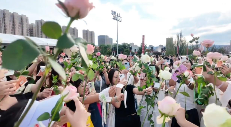 王源太原演唱会抽奖送汽车,为补偿取消的烟花秀,他买空太原及周边城市玫瑰花送歌迷