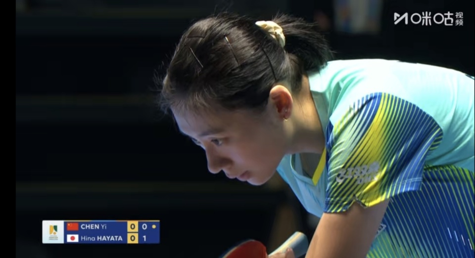 3-1晋级!国乒陈熠成亚洲杯八强首人,力克早田希娜!约战孙颖莎