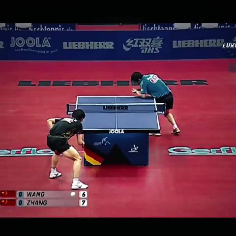 “敢于和王皓对抡的年轻张继科”