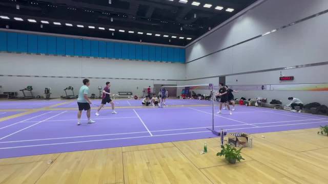 羽超训练 梁伟铿/徐承载vs任翔宇/何济霆