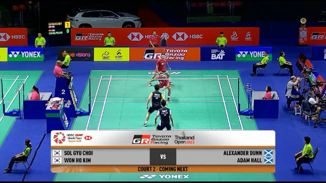 2023年泰国羽毛球公开赛1/8决赛（优酷解说）