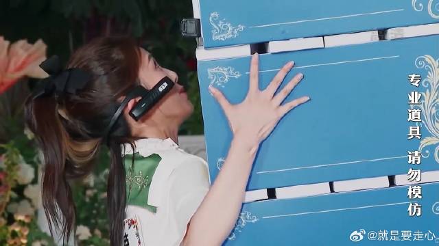 毛晓彤真的太会偷懒了 箱子重力全压白鹿身上，好惨啊！