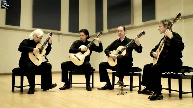 古典吉他四重奏演绎比才《卡门》阿拉贡舞曲