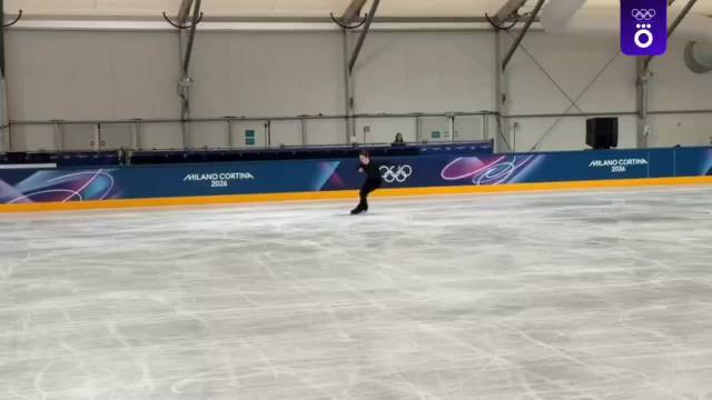 米兰冬奥会选手彼得首训完成3A、4S、4Lz跳跃，状态出色