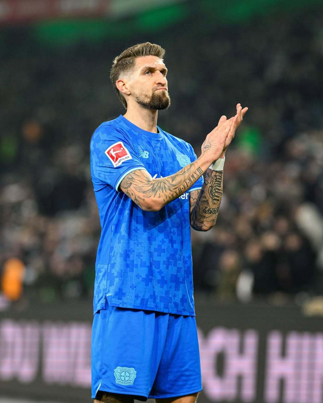 门兴1比1勒沃库森，黑红力量客场战平