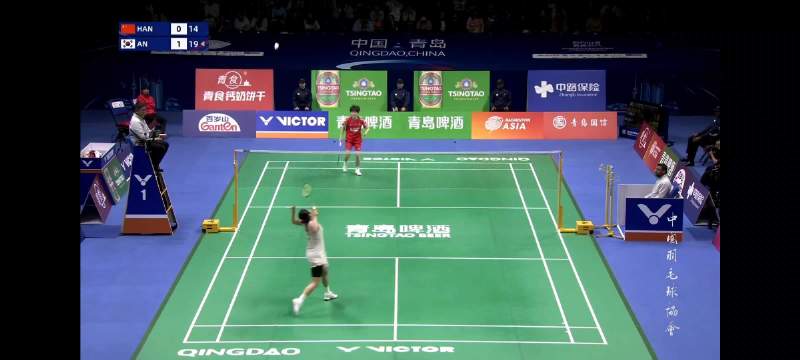 中国女团0比1落后韩国，韩千禧不敌安洗莹