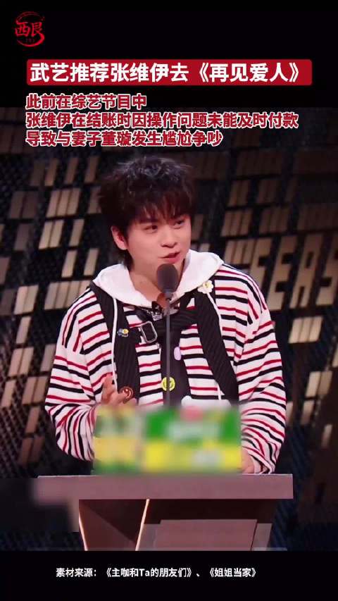 武艺建议张维伊参加《再见爱人》：“我可以给你内推”（综合剪辑/江彩雯）