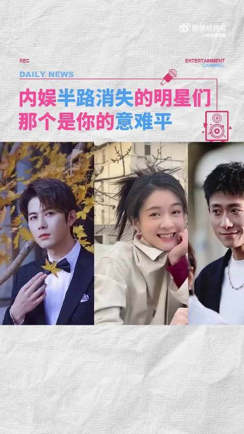 张雪迎张一山陈学冬等明星逐渐淡出公众视野