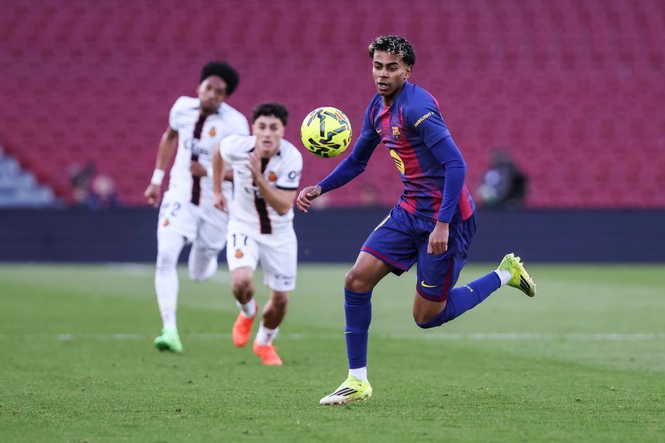 亚马尔vs马略卡全场数据：射门4射正1进球1，关键传球1