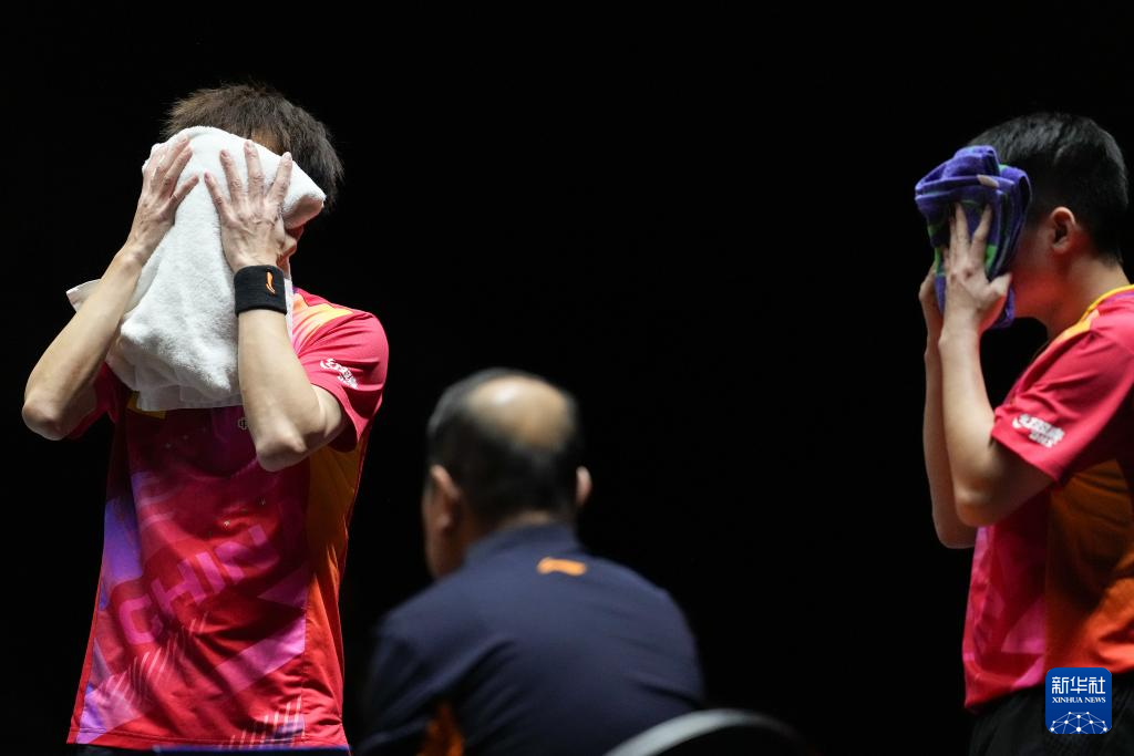 乒乓球——WTT福冈总决赛:林高远/林诗栋无缘男双半决赛
