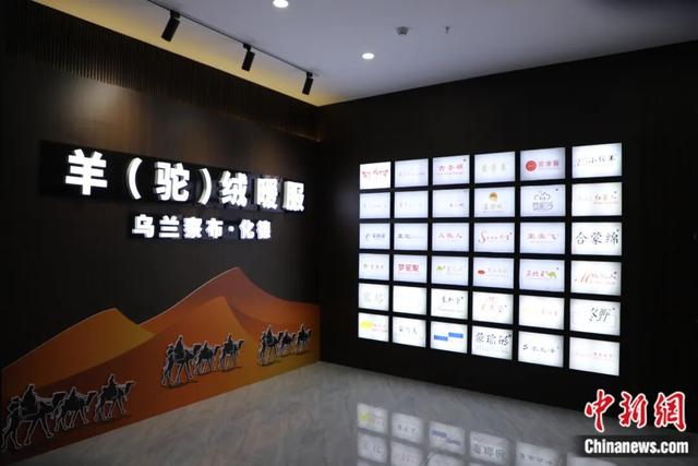 图为化德的棉服品牌多样。中新网记者 张林虎 摄