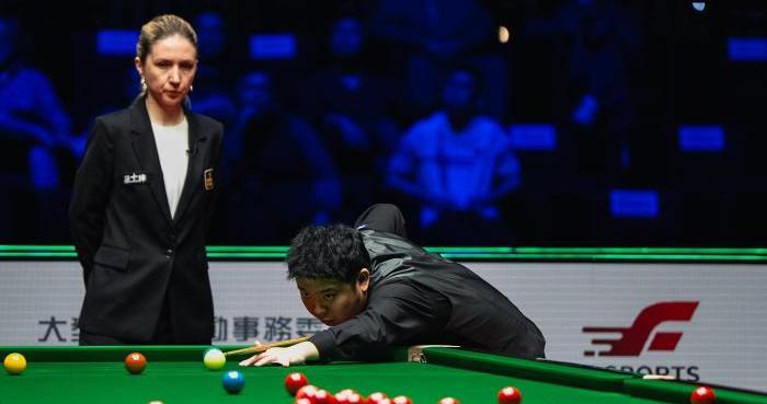 2026年世界斯诺克大奖赛：张安达、赵心童会师决赛