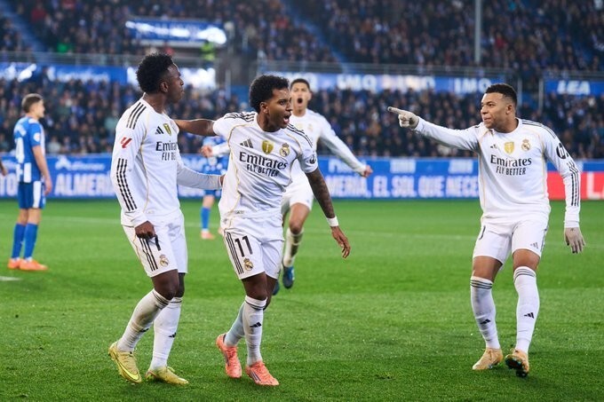 姆巴佩加盟皇马后，BMVR组合首次只剩他一人能出战比赛