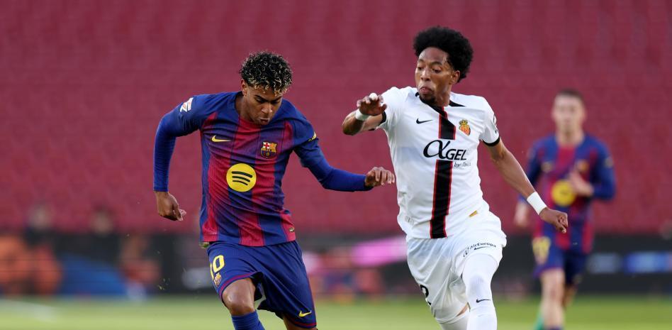 马略卡后卫：个人层面我赢了亚马尔，他一次都没过掉我