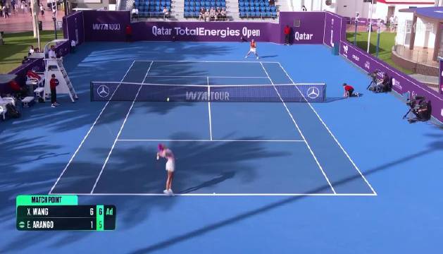 王欣瑜多哈站首轮胜阿朗戈，将挑战莱巴金娜