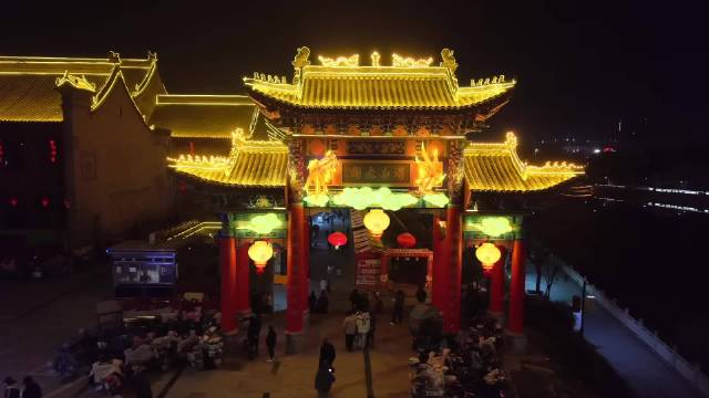 渭南冬日老街古韵少华山银装非遗瑰宝迎客