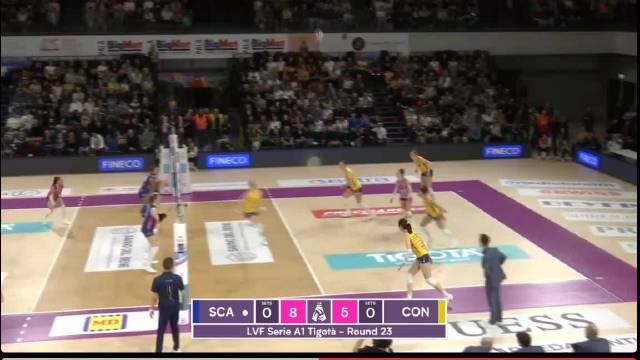 斯坎迪奇首局43-41险胜科内利亚诺，朱婷贡献7分