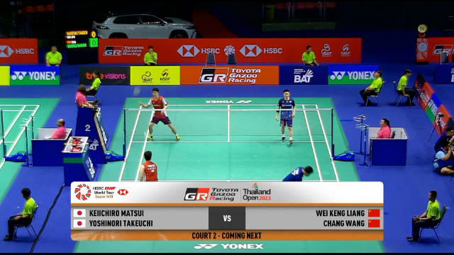 2023年泰国羽毛球公开赛1/16决赛（优酷解说）