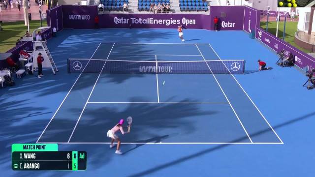 王欣瑜多哈站首胜晋级，次轮对阵澳网冠军莱巴金娜