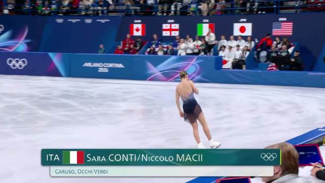 意大利组合Conti/Macii团体赛自由滑获136.01分