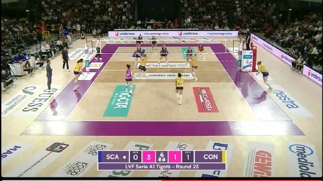 斯坎迪奇0-2不敌科内利亚诺，朱婷全场贡献12分