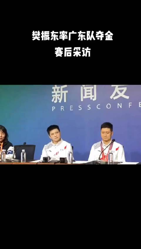 樊振东林高远率广东队夺金