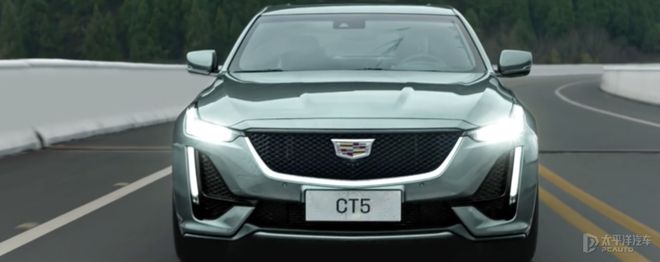 采用极光青全新涂装 凯迪拉克CT5新车色官图