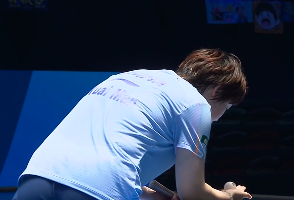 蒯曼4-1逆转张本美和夺铜!第二局打出状态,后四局全都一波带走