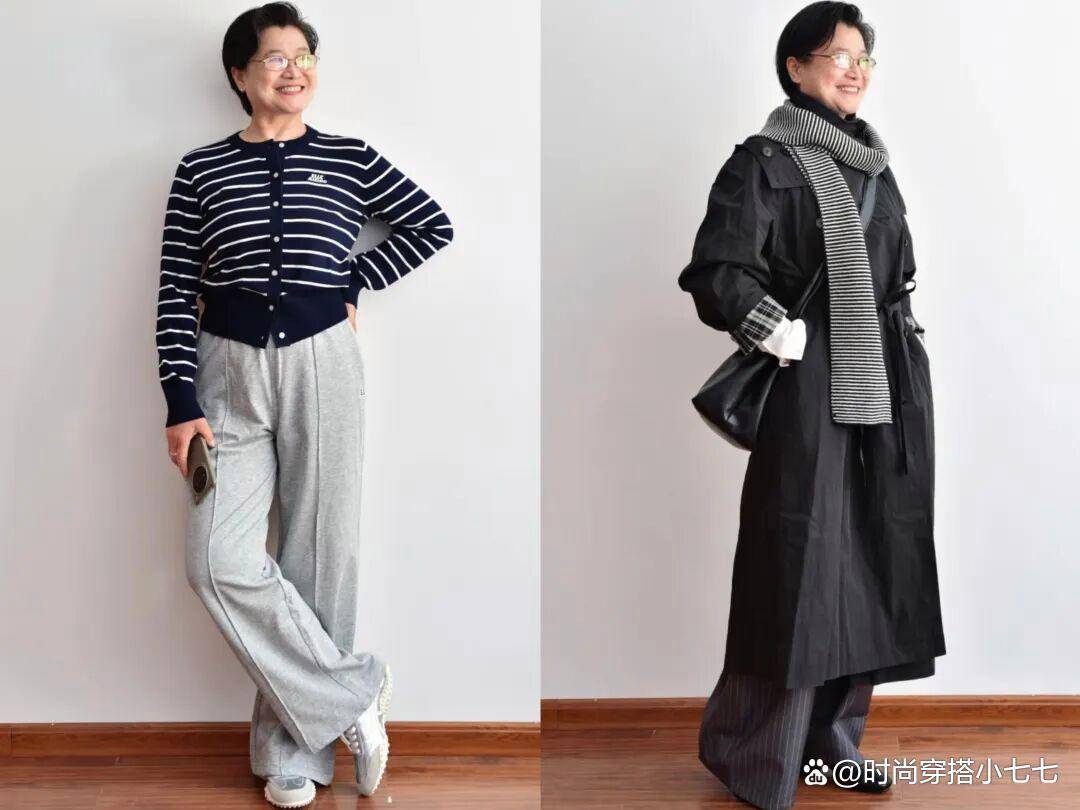 不得不说，这位阿姨太会穿了！60+的年纪看起来只有50岁，真的时尚又减龄