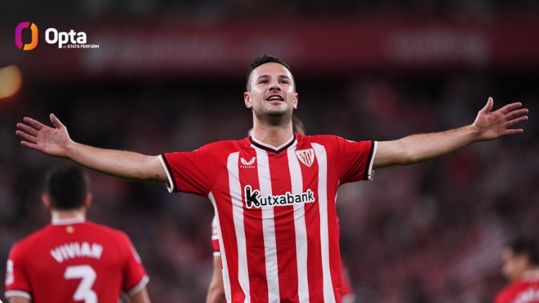 半场双响！古鲁泽塔在对阵莱万特中攻入个人第6次梅开二度