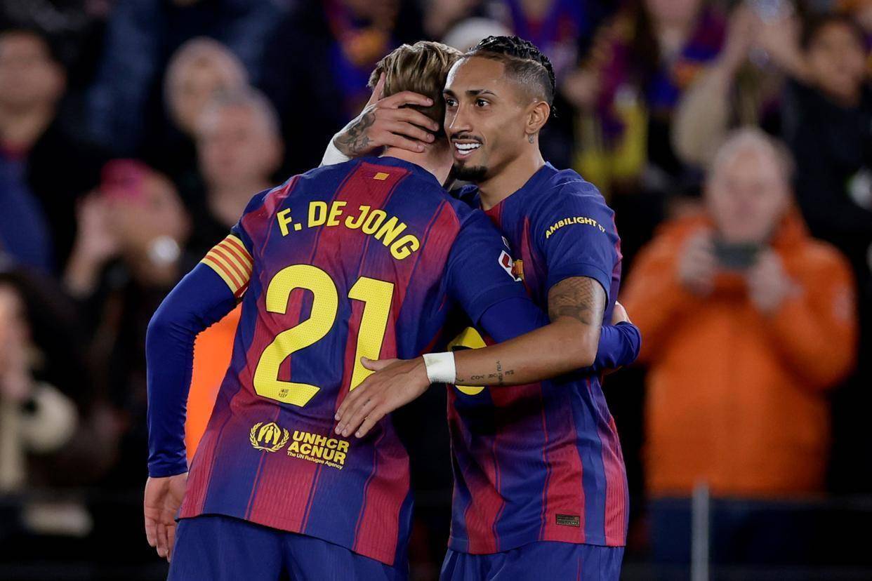 巴萨利好!德容、拉菲尼亚下周复出，佩德里归期确定_对阵_比赛_马竞