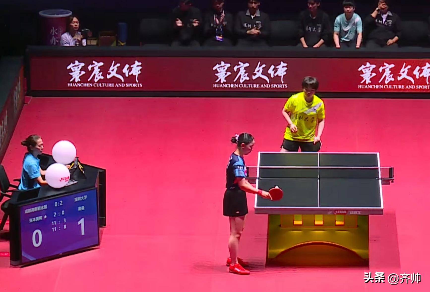 0-2到3-2，蒯曼苦战5局大逆转，打败张本美和！乒超：深圳大学3-0