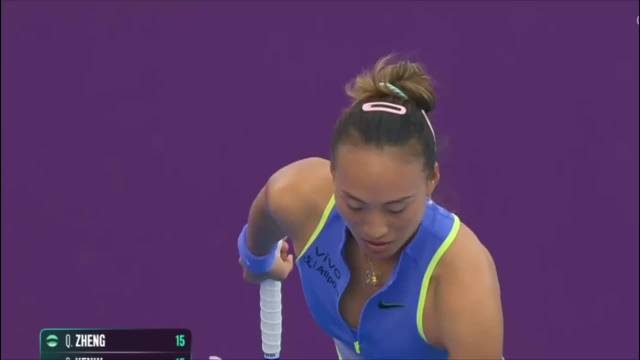 20个ace! 郑钦文复出化身ace queen 郑钦文复出 轰出这么多ace 太棒了！