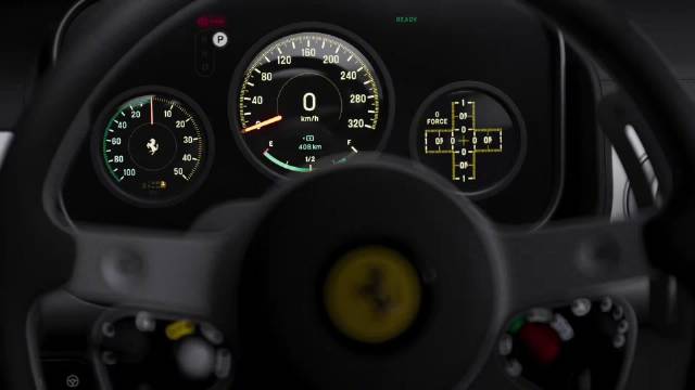 法拉利LUCE内饰采用40个玻璃部件，铝材质打造复古未来感