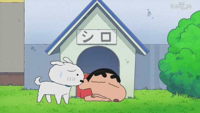 《蜡笔小新》/日语版：「快带小白去散步哦」