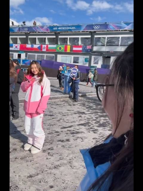 米兰冬奥会遇到陈梦，还都是青岛的老乡 cr 廿廿