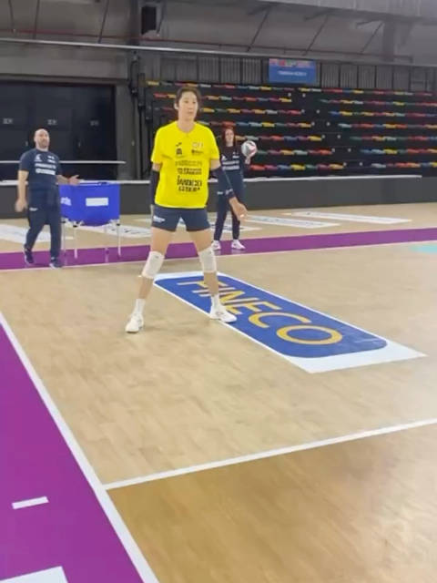 朱婷代表科内利亚诺出战2026年意甲女排联赛