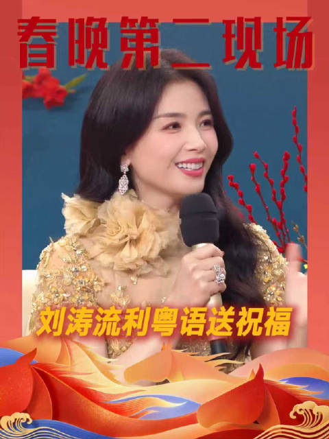 刘涛回广东台送祝福，粤语流利显乡情