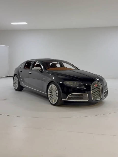 四门四座的布加迪概念车