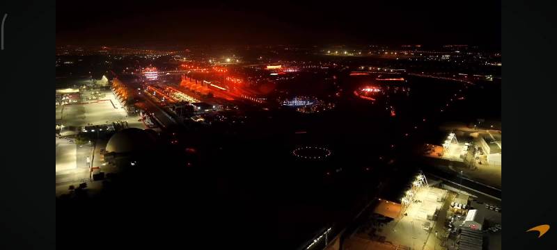 迈凯伦车队巴林赛道发布MCL40新车并举行烟花表演