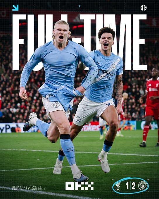 哈兰德在对阵利物浦比赛中具体是如何头球助攻B席得分的？