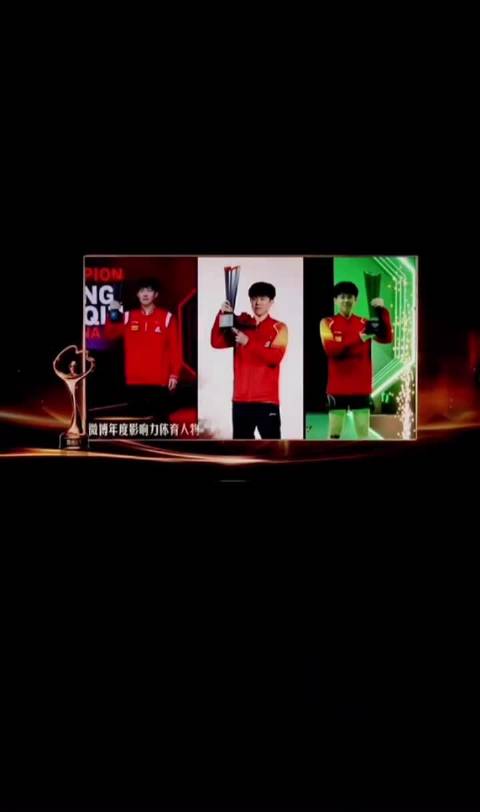 王楚钦马龙樊振东获微博之夜体育大奖