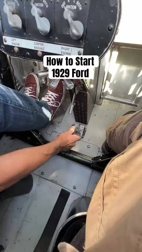 1926年福特三引擎飞机启动实录，揭秘车企航空野心