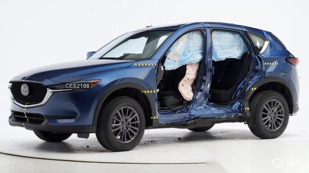 IIHS 20款SUV侧面碰撞：马自达CX-5唯一良好，本田HR-V B柱撕裂
