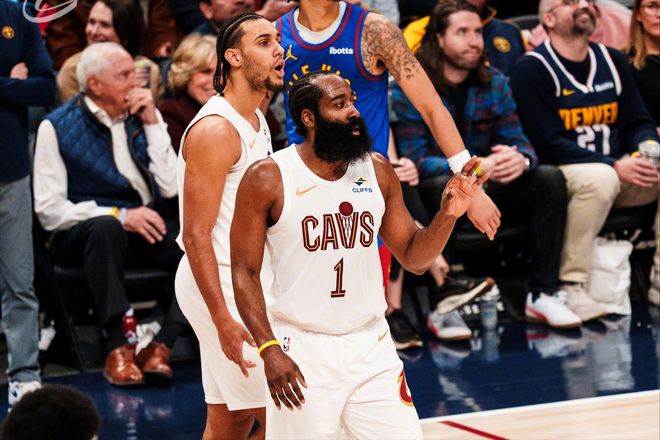 三分追平，哈登再现审判之投！骑士准绝杀掘金，东部第一后场组合